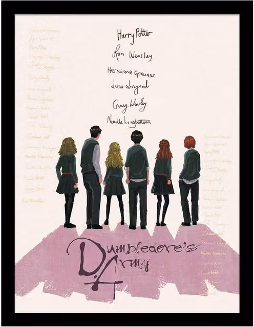 Harry Potter Looking Forward Dumbledore's Army Framed Multicolour Paper Poster – 1