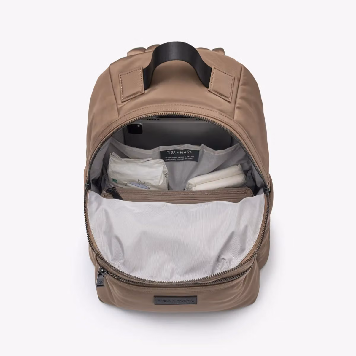 Tiba + Marl Elwood 2.0 Changing Backpack in Mocha – 4