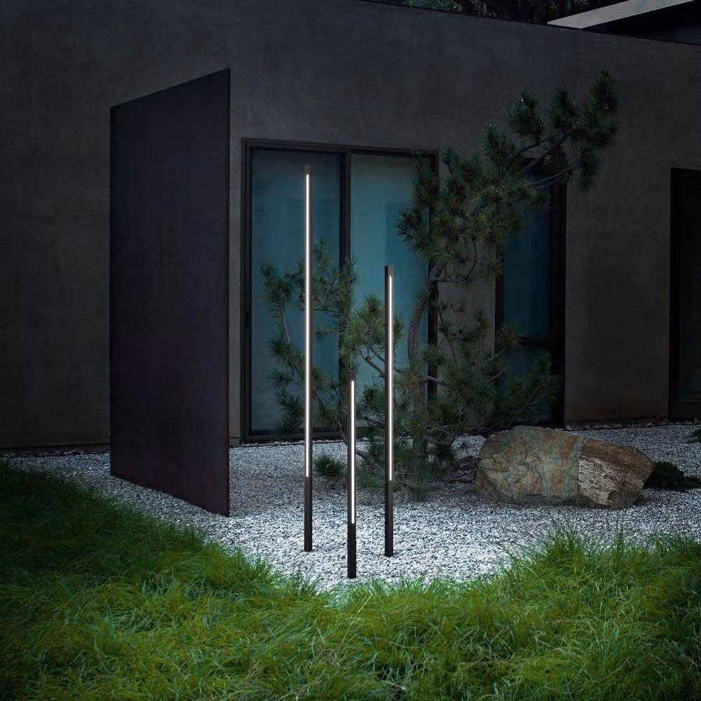 Netlighting JEDI LED Outdoor Bollard Black, 3000K Warm White, IP65, Height: 80 cm – 2