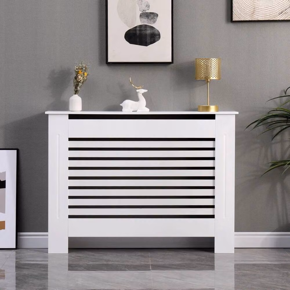 PAWNORA White MDF Radiator Cover, Medium – 5