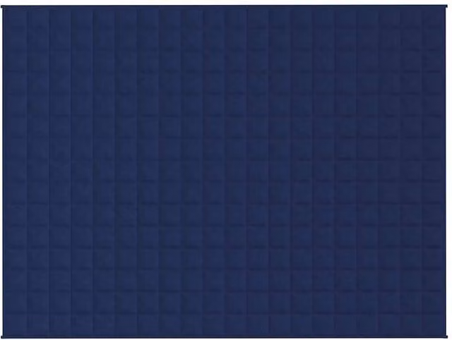 Berkfield Home Navy Blue Weighted Blanket, 150 x 200 cm, 11 kg – 1