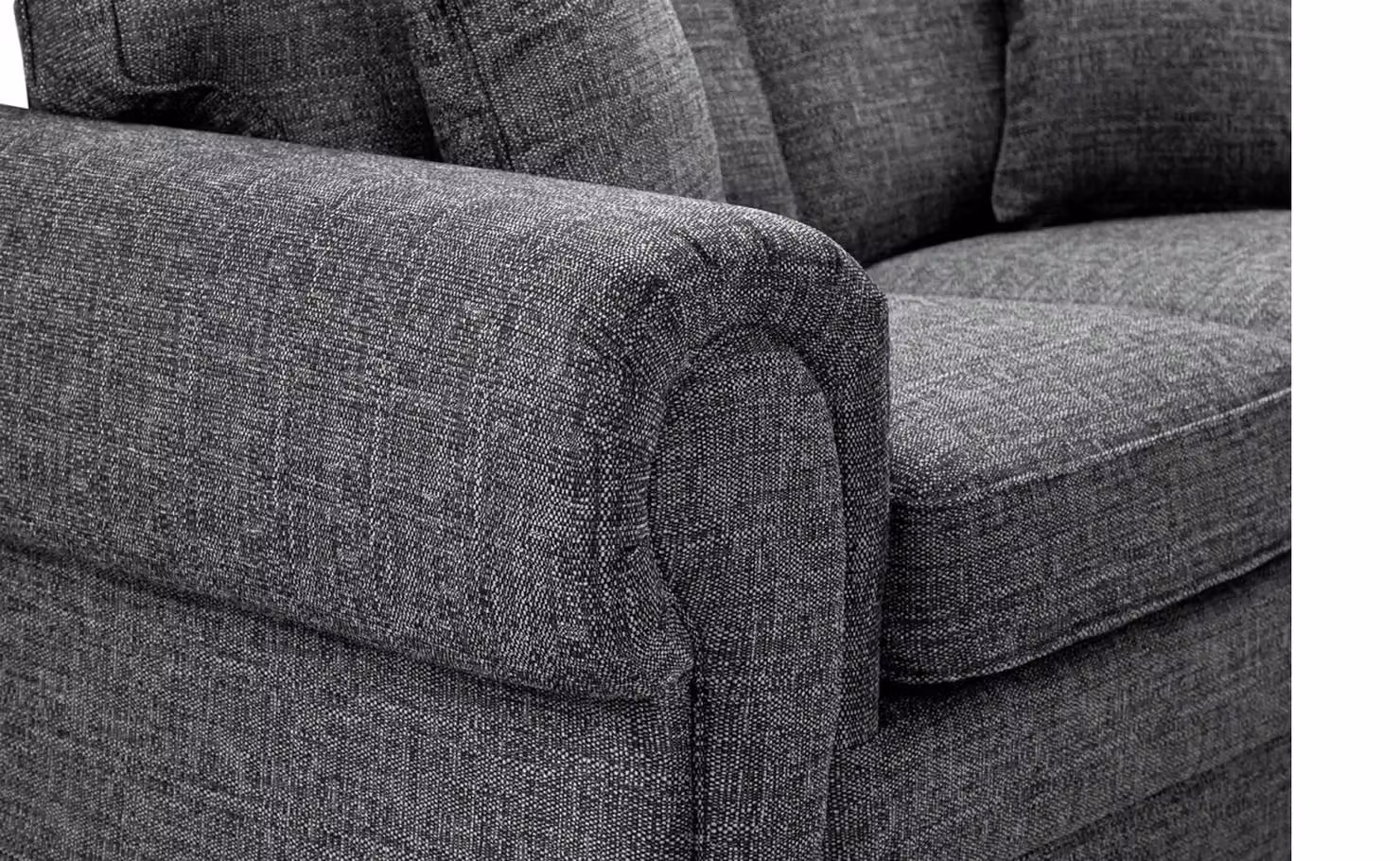Snugg Furniture UK Limited Wilcot 3+2 Seater Fabric Sofa Set in Grey – 3