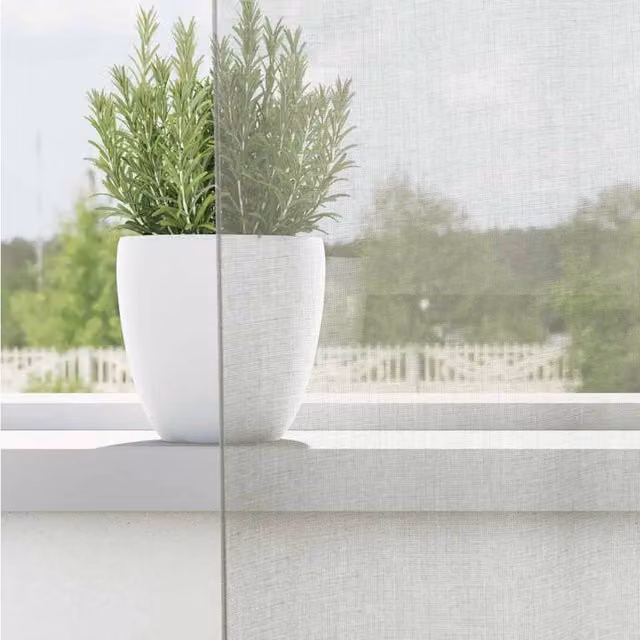 Berkfield Home Light Grey Voile Fabric Panel Curtains with Eyelets, 2 Pack, W: 140 cm, H: 175 cm