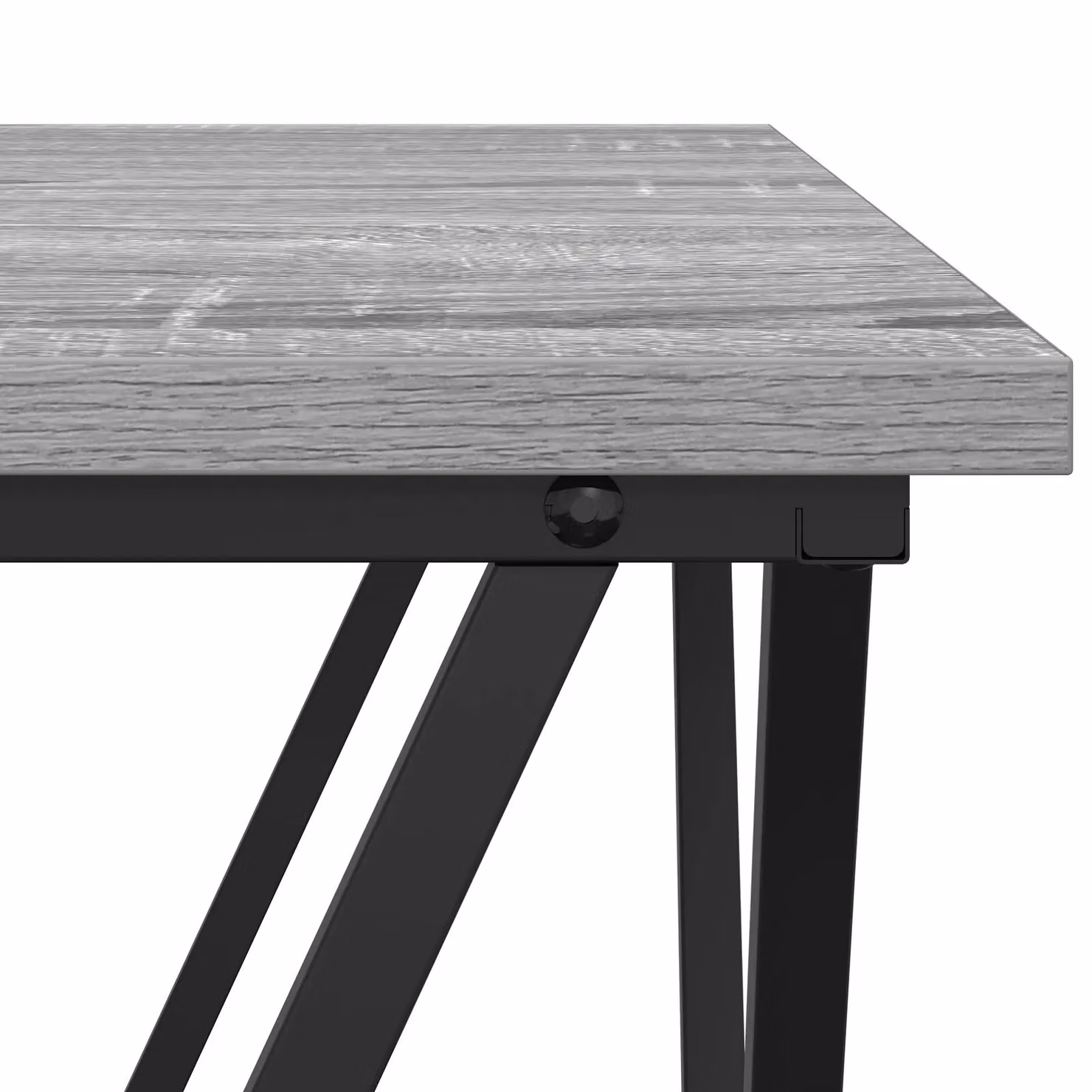 Berkfield Home Modern Rectangular Coffee Table in Grey Sonoma Engineered Wood and Metal – 3
