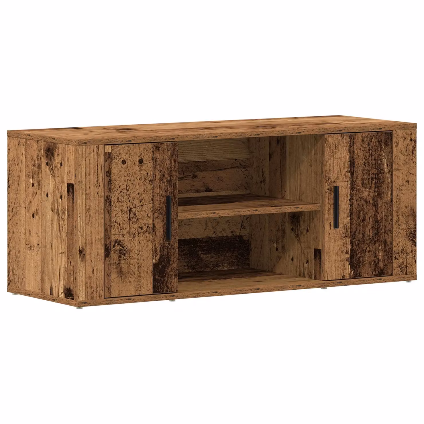 Berkfield Home Rustic TV Cabinet in Brown Engineered Wood W/D/H: 100 x 35 x 40 cm – 2