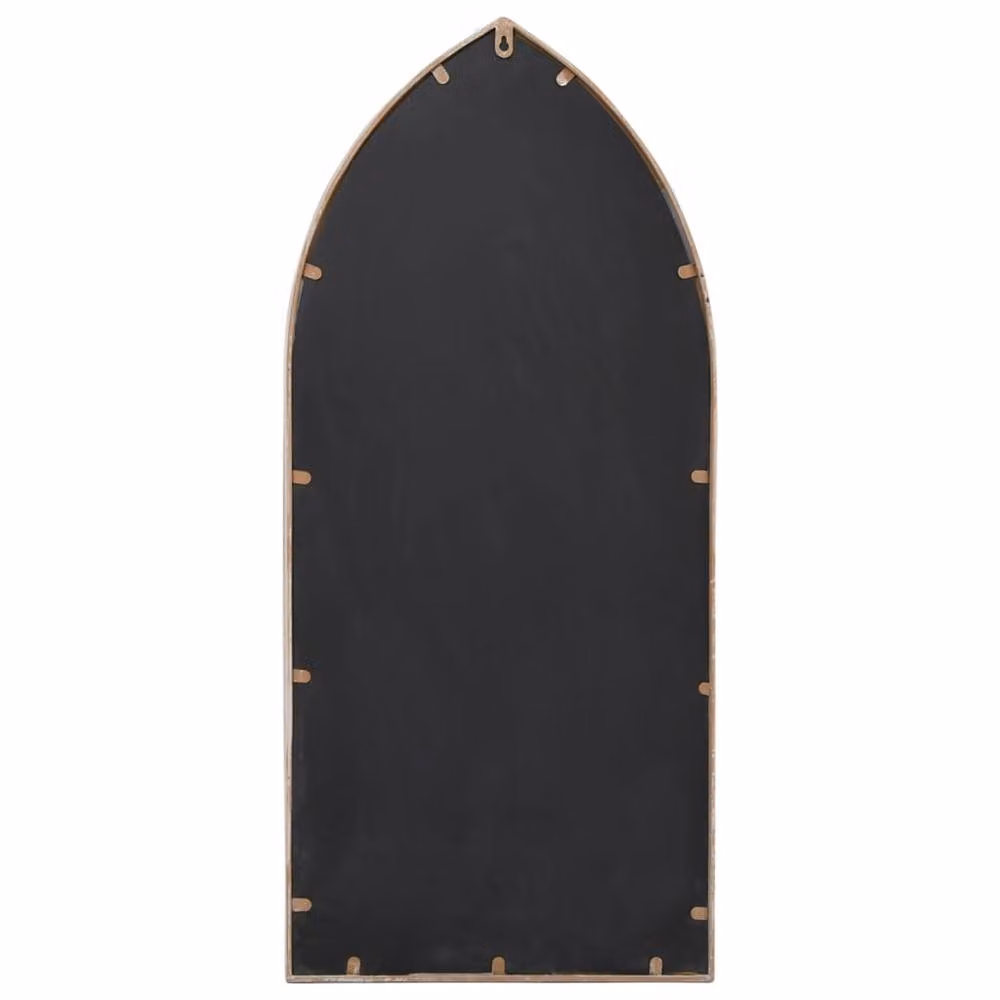 Berkfield Home Antique Sand Garden Mirror in Beige, Metal, W: 100 cm, H: 45 cm – 2
