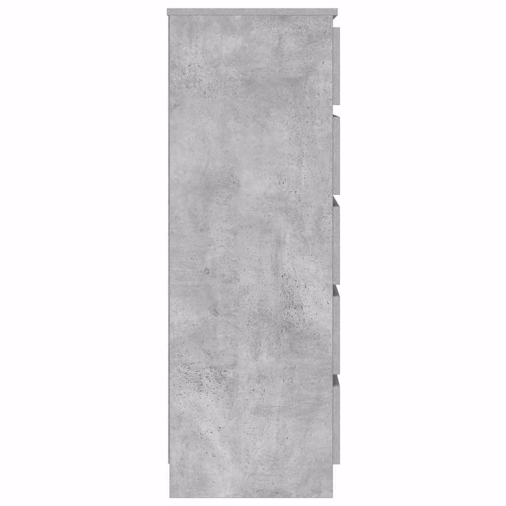 Berkfield Home Drawer Cabinet in Concrete Grey, W: 60 cm, D: 36 cm, H: 103 cm – 2