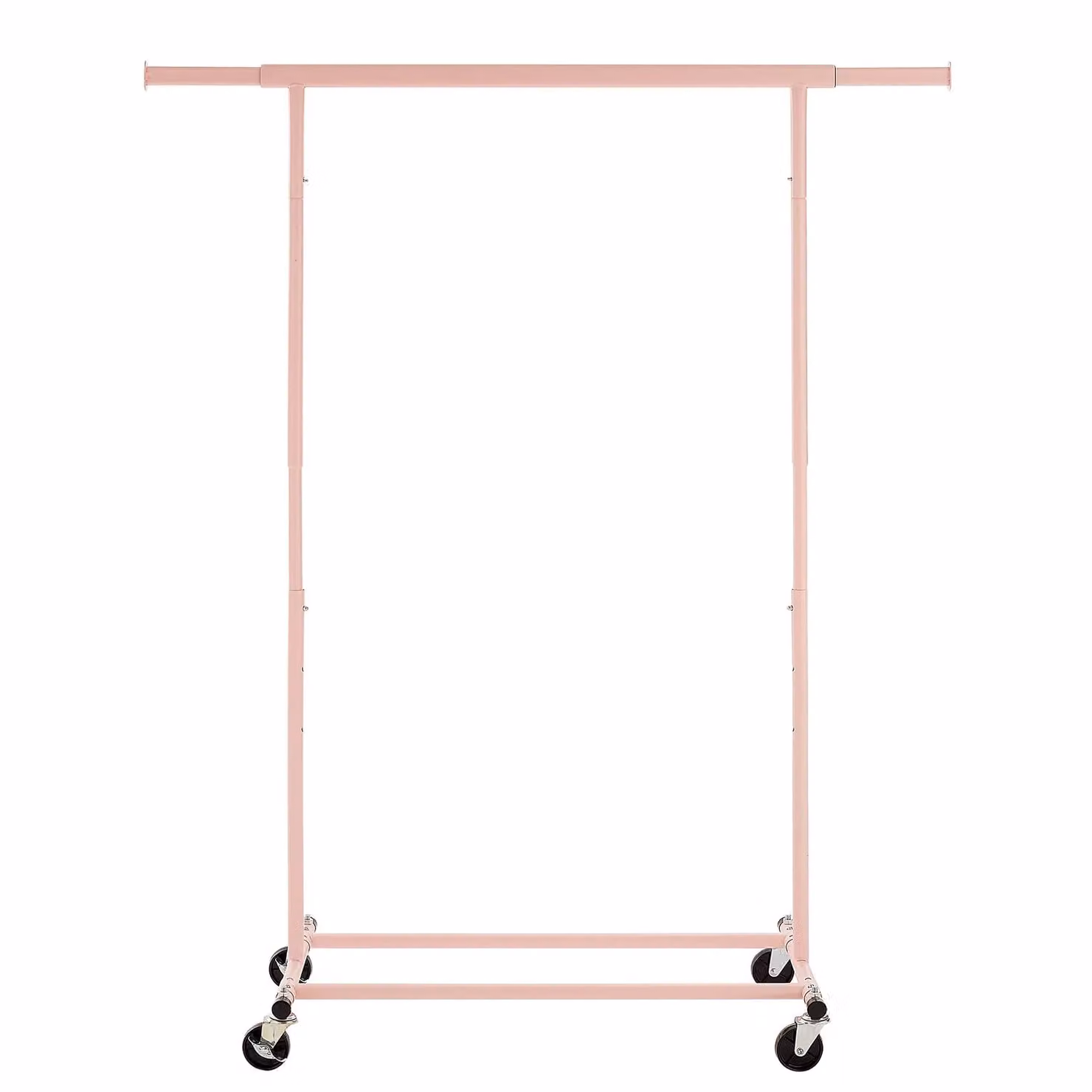 House of Home Heavy Duty Pink Metal Clothes Rail with Adjustable Width and Height, W/D/H: 160 x 45 x 132 cm – 2