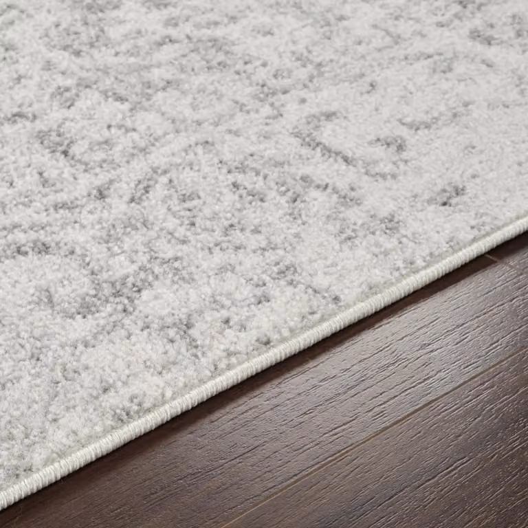 Livabliss Harput Vintage Boho Living Room Rug in Grey, Blue, Orange and White, W/D/H: 160 x 220 cm