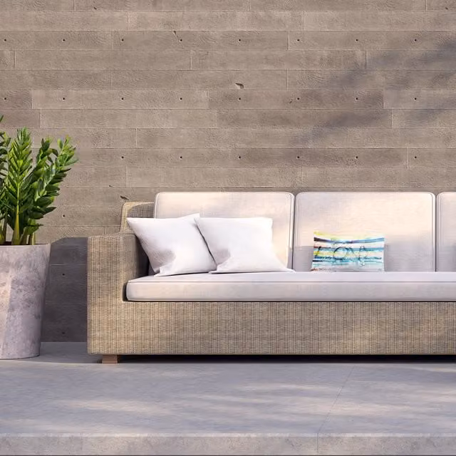 Sand Love Blue Rectangular Outdoor Cushion by Benjamin Tate Design LTD