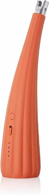 AdHoc Electric Arc Table Lighter in Orange Metal
