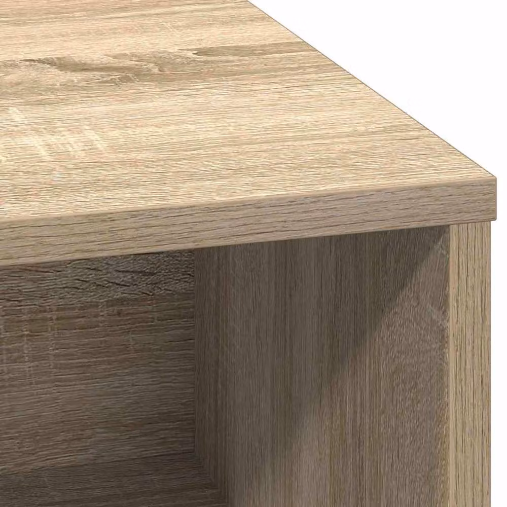 Berkfield Home Sonoma Oak Sideboard with Integrated LED Lighting in Brown, W/D/H: 75 x 34.5 x 71 cm – 4