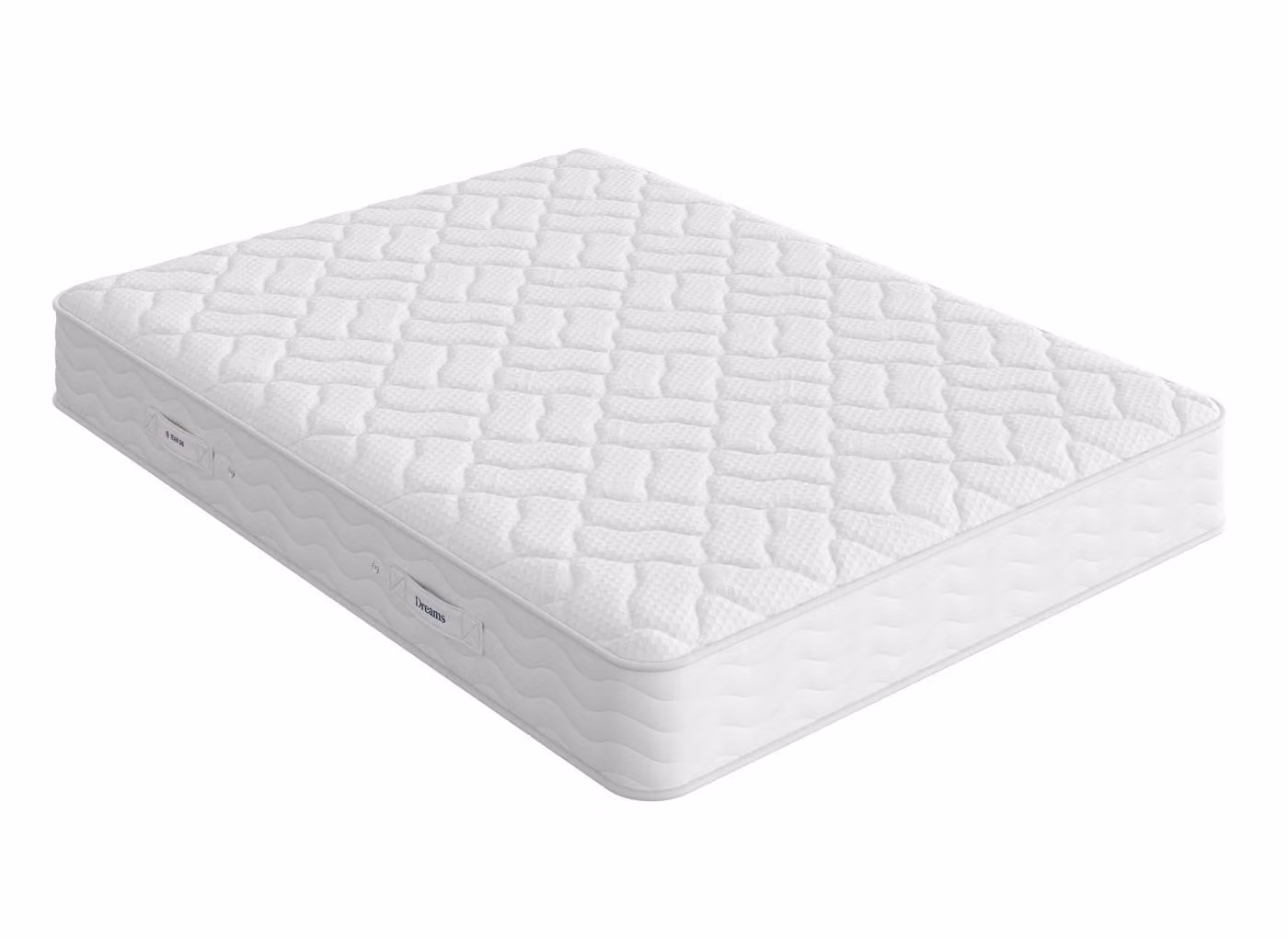 Dream Team Romsey Hybrid Pocket Sprung Mattress with Memory Foam and Temperature Regulation in White