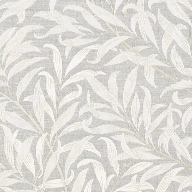 William Morris Willow Boughs Jacquard Fabric in Grey