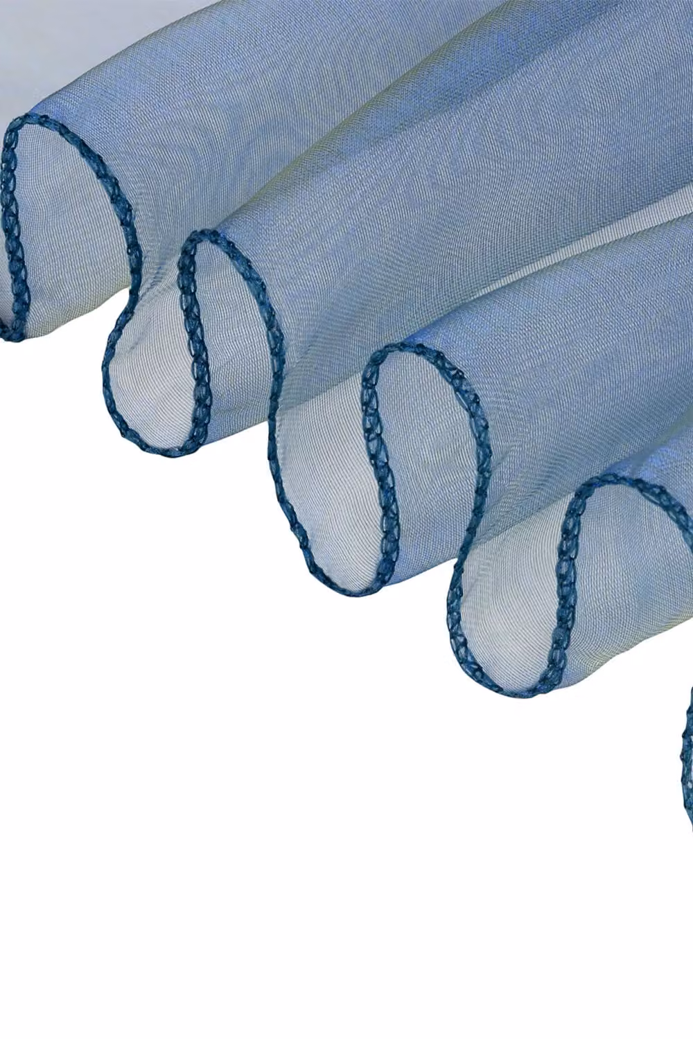 Neel Blue Set of 25 Organza Sashes for Party Decoration, Dark Green, W: 17 cm x L: 280 cm