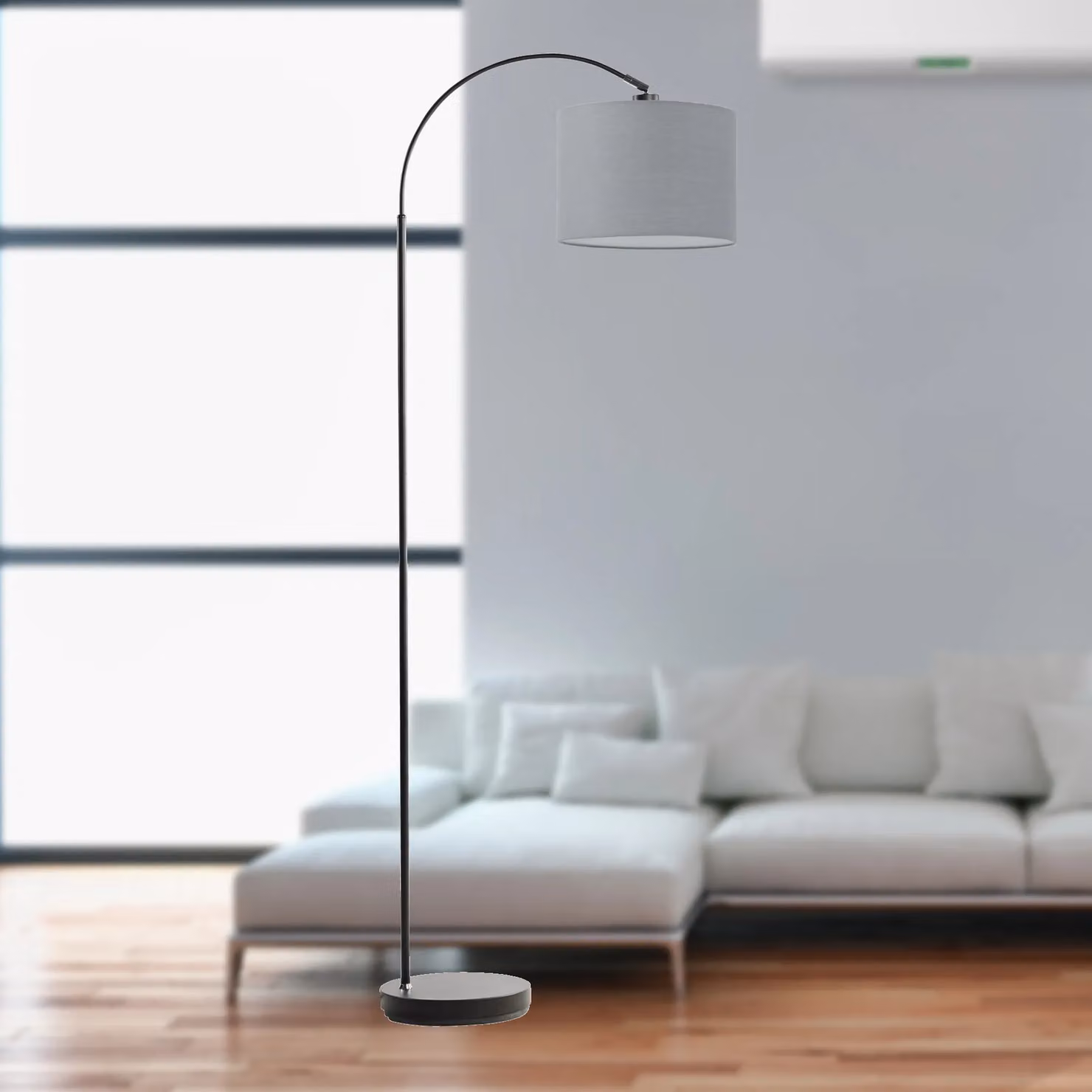First Choice Lighting Eli Black Arch Floor Lamp Base Only – 3