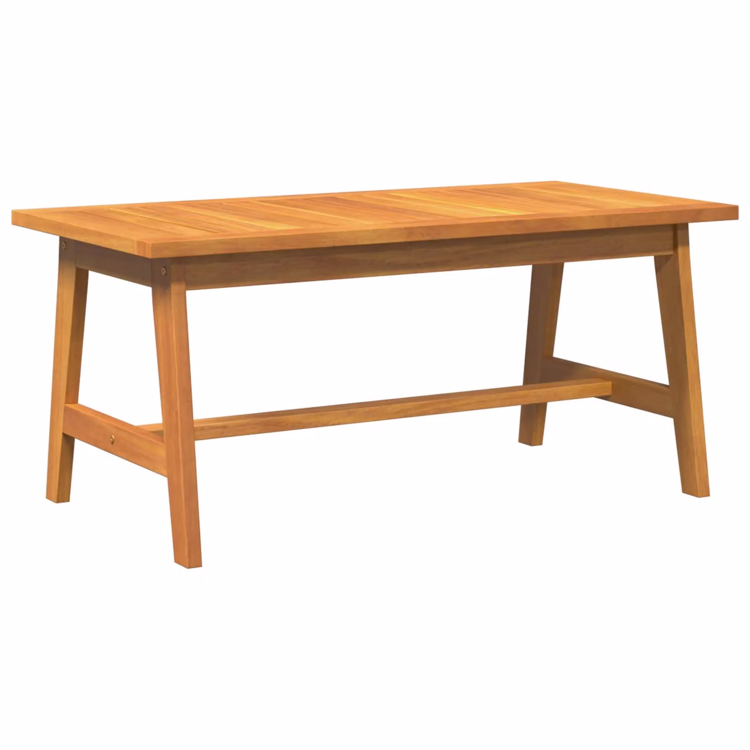 Berkfield Home Acacia Wood Coffee Table in Brown, W: 90 cm, D: 45 cm, H: 40 cm – 2