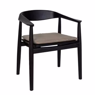Dome Deco MONO Armchair in Black Fabric