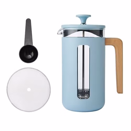 La Cafetiere Pisa French Press Coffee and Tea Plunger, Blue, 0.955 l – 1