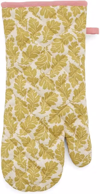 Land & Shore Oak Leaf Single Cotton Oven Glove in Multicolour