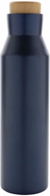 XD Design Gaia Blue Stainless Steel Vacuum Insulated Water Bottle, 600ml