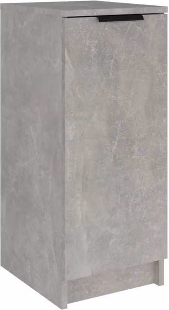 Berkfield Home Modern Wall Mounted Shoe Cabinet in Concrete Grey, W/D/H: 30 x 35 x 70 cm – 1