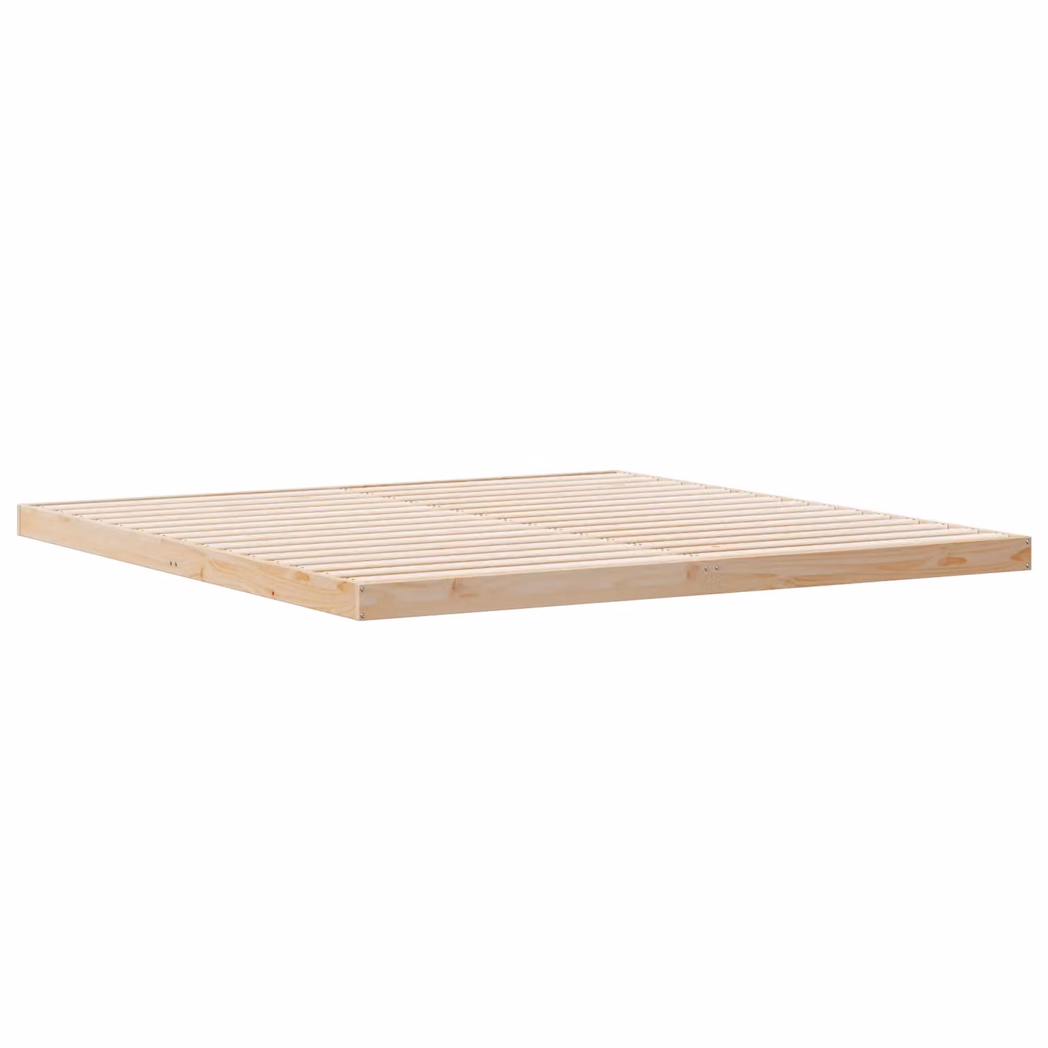 Berkfield Home Minimalist Solid Pine Wood Bed Frame in Beige, W/D/H: 180 x 220 cm – 2