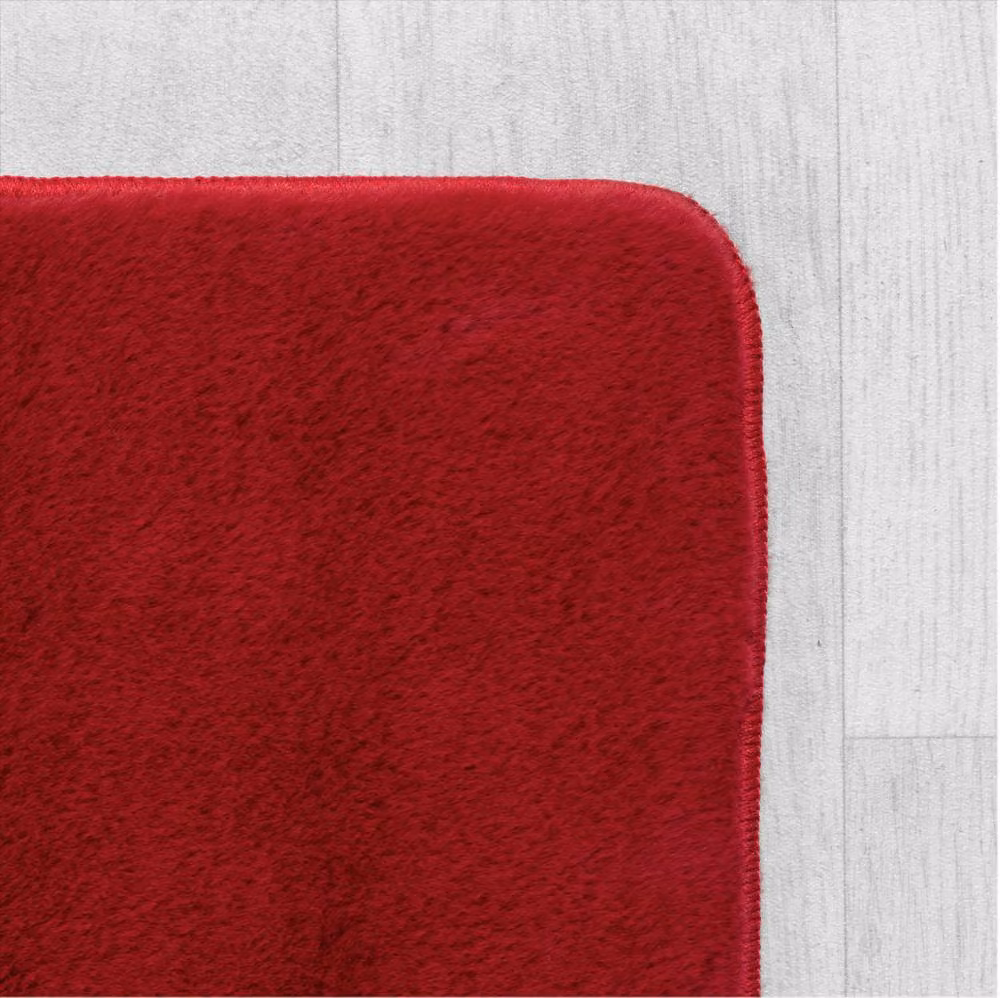 Desire Rugs Snuggly Washable Low Pile Area Rug in Red, W/D: 200 x 280 cm – 3