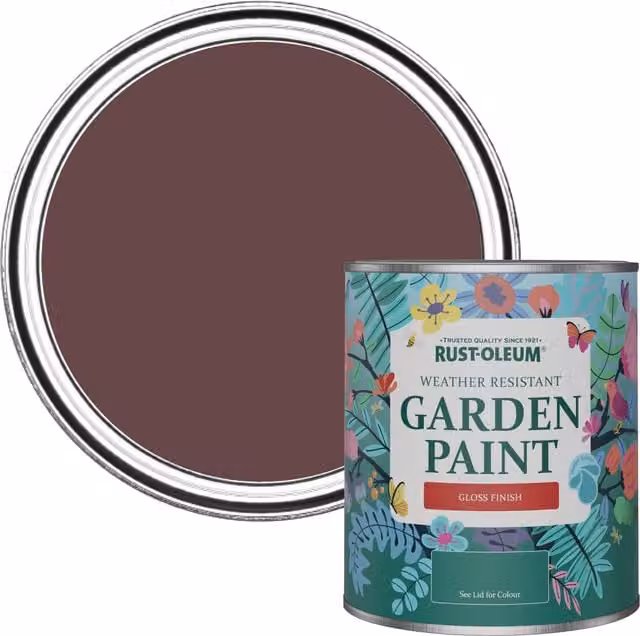 Rust-Oleum Garden Paint in Gloss Finish, Purple, 0.75 l