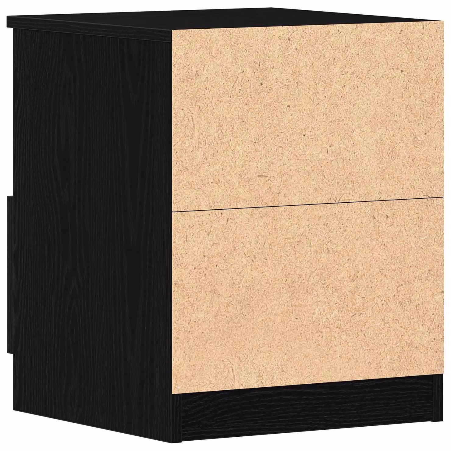 Berkfield Home Modern Black Oak Nightstands 2-Pack, W/D/H: 40 x 40 x 50 cm – 4