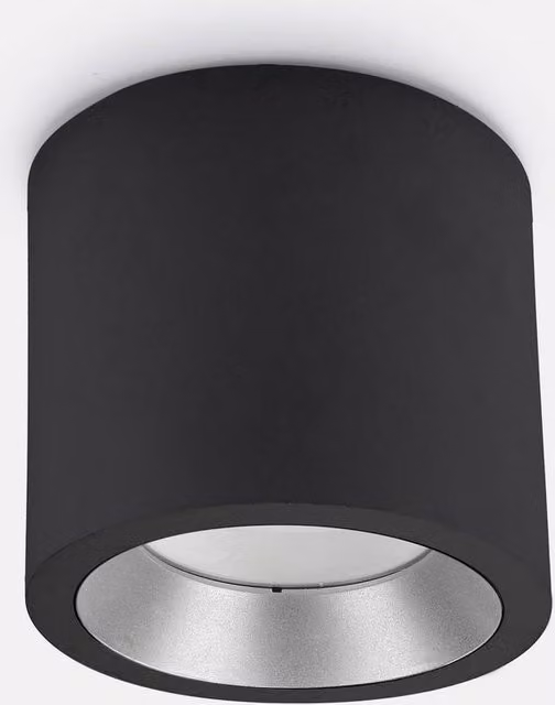 Netlighting Cosmos Black Outdoor LED Ceiling Light, IP65, Diameter: 16.8 cm