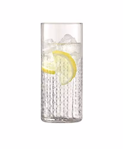 LSA International Wicker Highball Tumbler, Clear, 400 ml