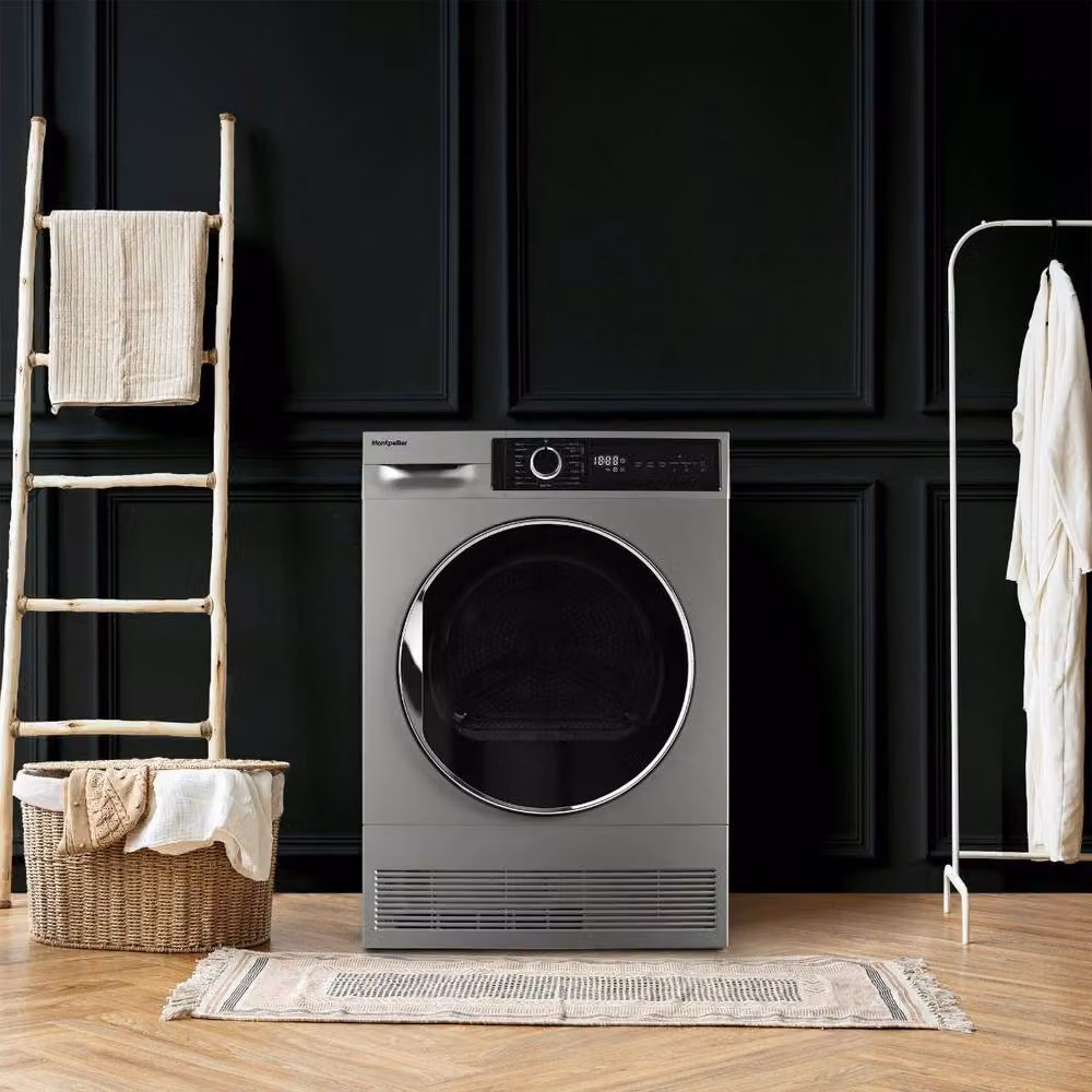 Montpellier MTDC8SDS Silver 8kg Condenser Tumble Dryer - B Energy Rating – 3
