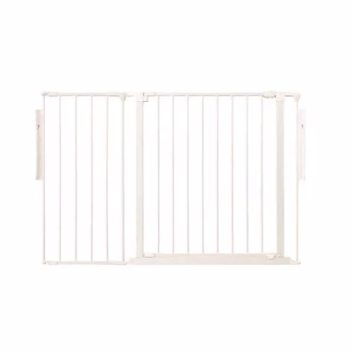 Safetots Premium Multi Panel Room Divider with Swing Door, White, Width: 115 cm, Height: 70 cm
