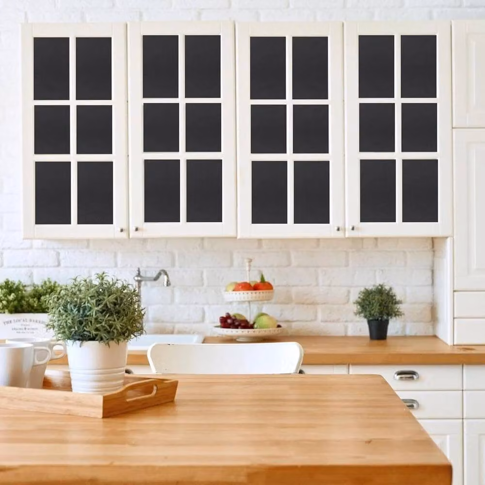 NESTLUNE Total Blackout Privacy Window Film in Black, W: 100 cm, H: 15 cm – 4