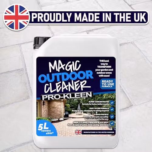 Pro-Kleen Magic Outdoor Cleaner Black Spot Remover Spray and Leave Cleaner, 4 x 5L – 8