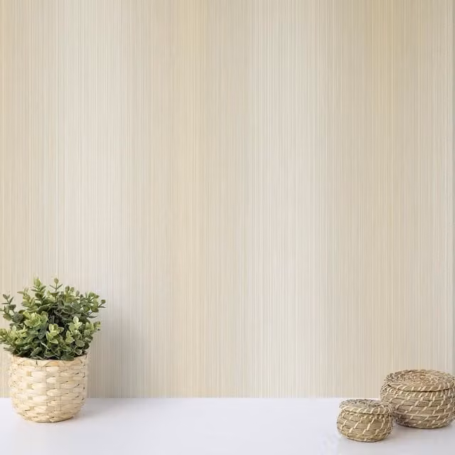 Wallquest Modern Abstract Striped Wallpaper in Grey, Pink and Beige Matt Finish