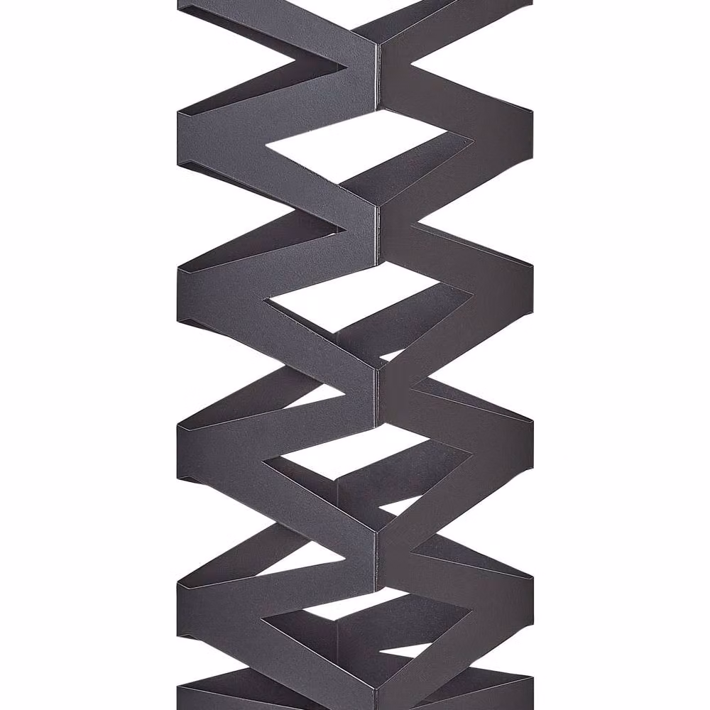 Wyld and Coco Black Zigzag Metal Freestanding Umbrella Stand – 2