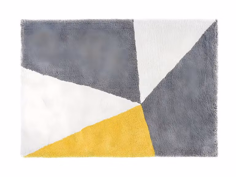 Vente-unique YULE Microfibre Rug, Multicoloured, W: 160 cm, D: 230 cm