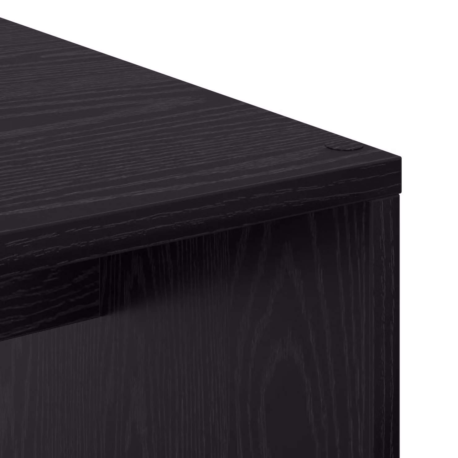 Berkfield Home Black Oak Writing Desk with Compact Shelving in Black – 3