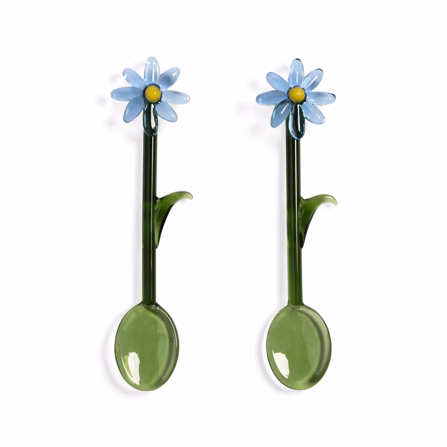 Klevering Blue Flora Spoon Set of 2