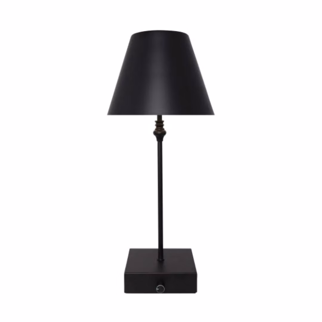 Pagazzi Lustre Black LED Rechargeable Metal Table Lamp – 3