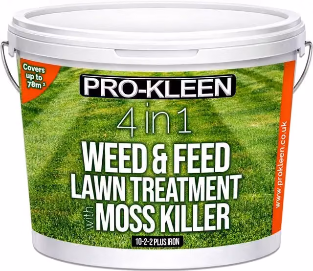 ProKleen 4 in 1 Weed and Feed Lawn Treatment with Moss Killer, 2.5kg – 1