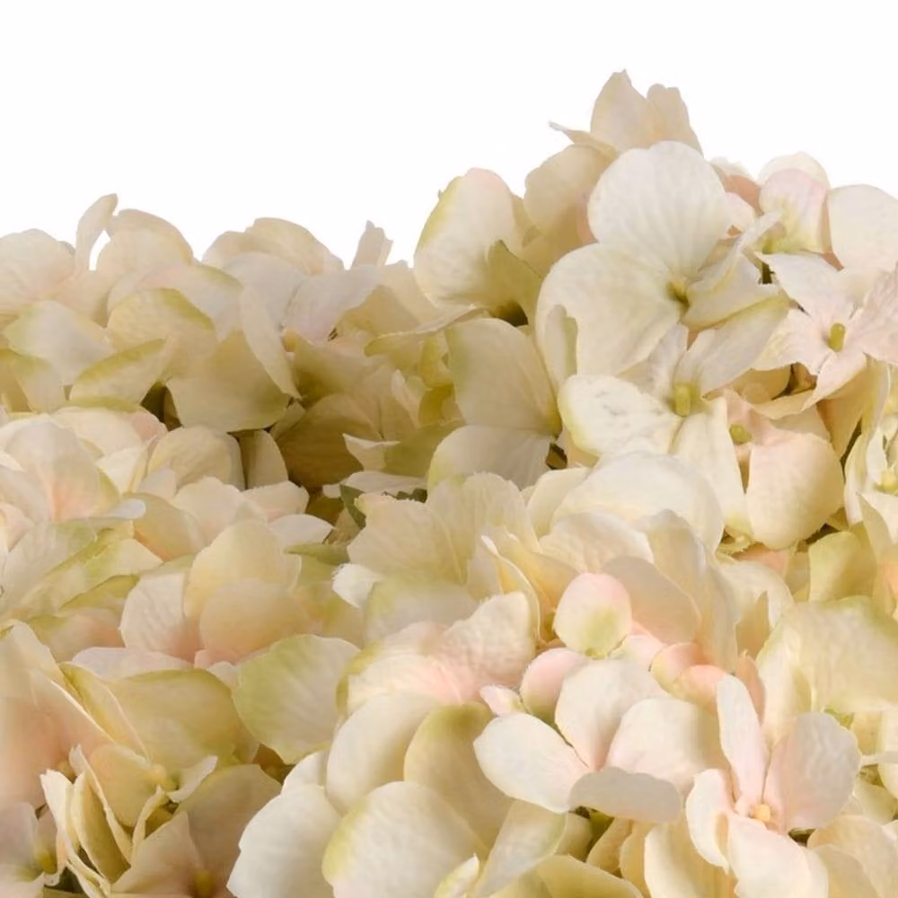 Hill Interiors Faux Hydrangea Bouquet in White and Beige – 2
