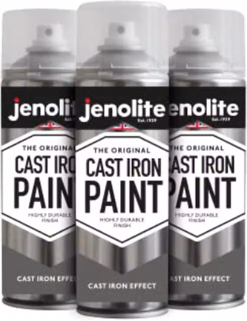 Jenolite Matt Black Textured Multi-Surface Paint for Metal