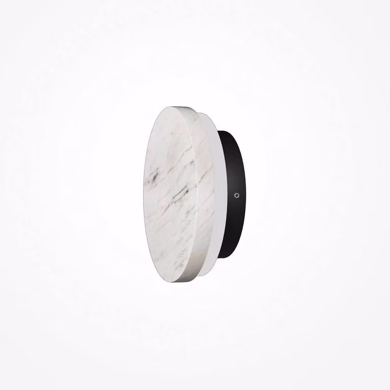 Netlighting Basic Texture Dimmable LED Flush Wall Lamp in White