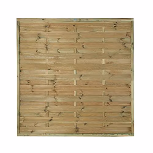 Forest Brown Impregnated Wooden Fence Board, Pack of 3 – 1