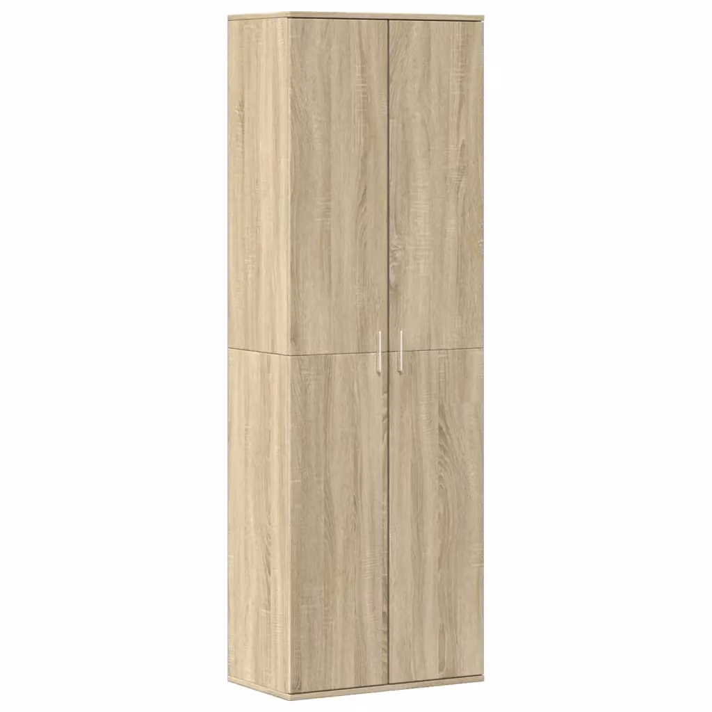 Berkfield Home Sonoma Oak Highboard in Brown, W/D/H: 60 x 35 x 180 cm – 2