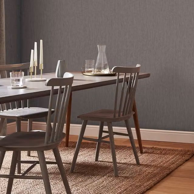 Graham & Brown Plain Grey Abstract Wallpaper, Width: 52 cm