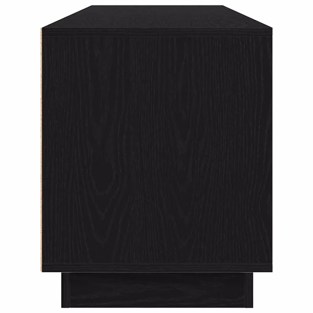 Berkfield Home Modern TV Cabinet with LED Lights in Black Oak, W: 193.5 cm, D: 41 cm, H: 50 cm – 5